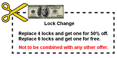lock change coupon